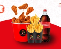 Menu Family Chicken Wings (25 Pièces)